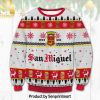 San Francisco 49ers Pug Dog Ugly Xmas Wool Knitted Sweater