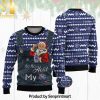 Santa Hold Miller Lite Knitting Pattern 3D Print Ugly Sweater