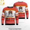 Santa Thong Ugly Christmas Wool Knitted Sweater