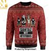 Santilli Night Shift Brewing For Christmas Gifts Ugly Xmas Wool Knitted Sweater