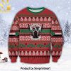 SUGAR SKULL CHICK Ugly Xmas Wool Knitted Sweater