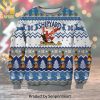 Survived Bidet Apocalypse 2021 Ugly Xmas Wool Knitted Sweater