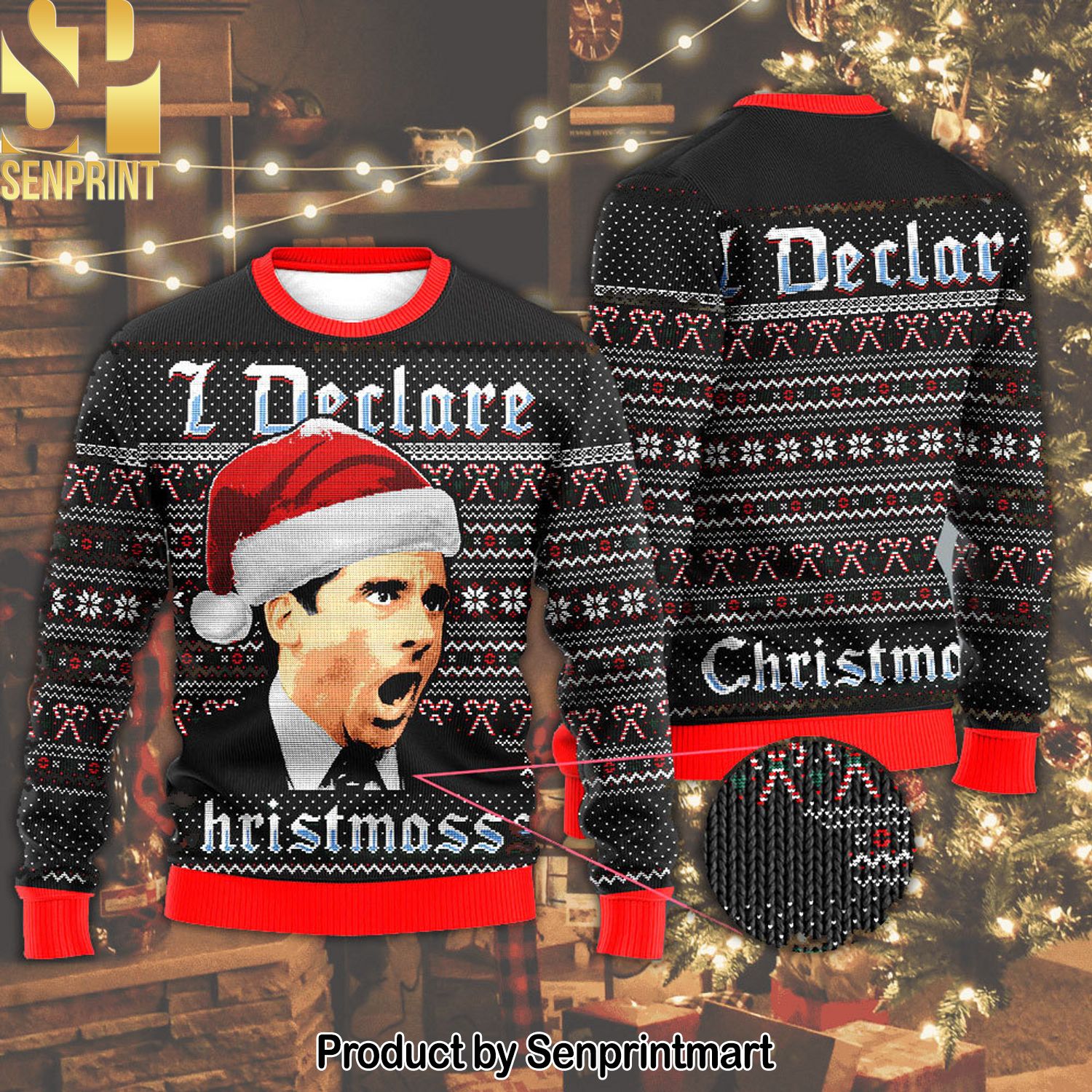 The Office For Christmas Gifts Ugly Christmas Holiday Sweater