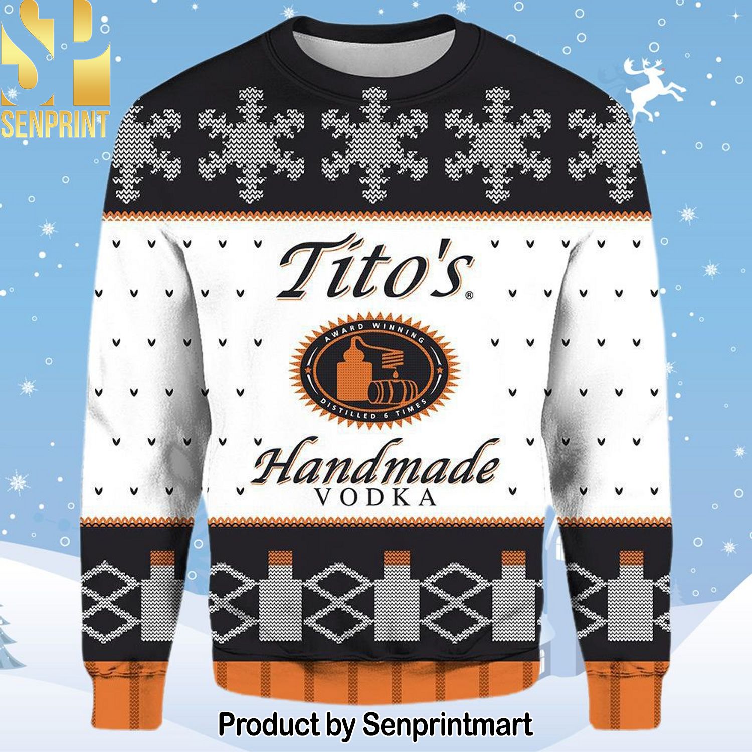 Tito For Christmas Gifts 3D Printed Ugly Christmas Sweater