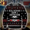 Top Gun Christmas Ugly Wool Knitted Sweater