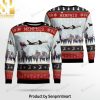 US Air Force Personalized Custom Name Ugly Christmas Holiday Sweater
