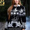 Witch Spellcraft and Curios Halloween Knitting Pattern Ugly Christmas Holiday Sweater