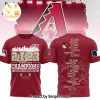 2023 National League Champions Fall Classic Arizona Diamondbacks Red Logo Design All Over Printed Shirt