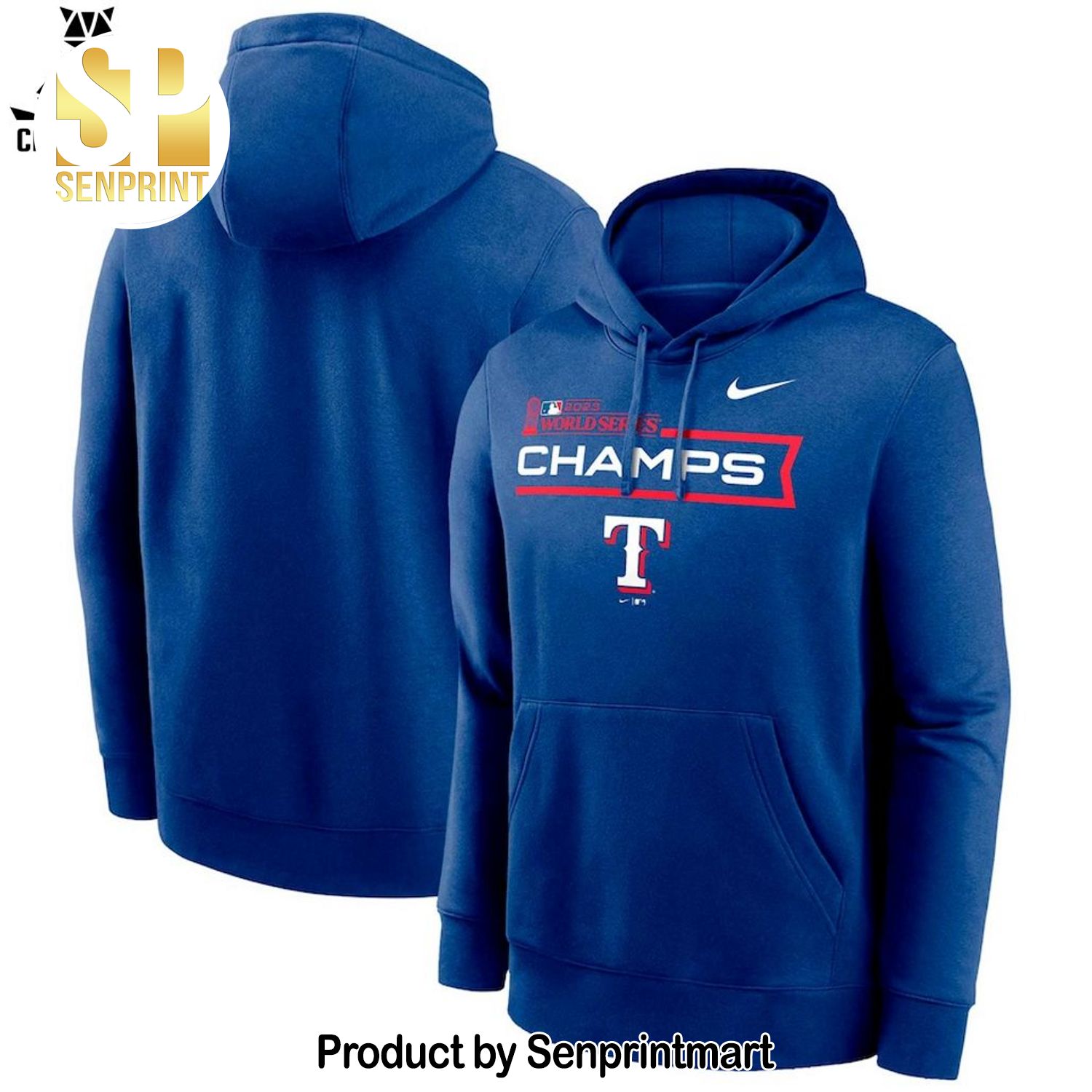 2023 World Series Champs Logo Blue Design Full Print Shirt