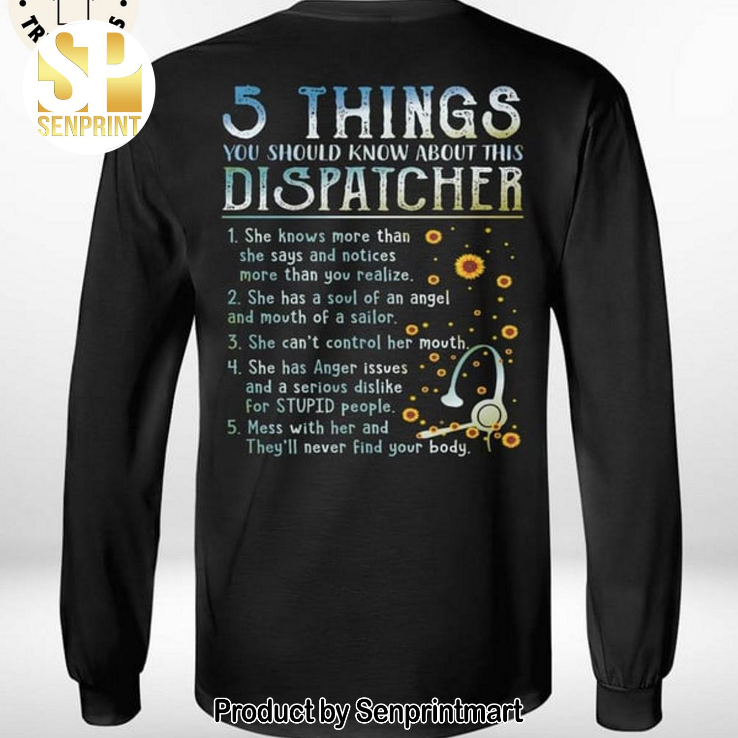5 Things You Should Know About This Dispatcher Full Printed Shirt