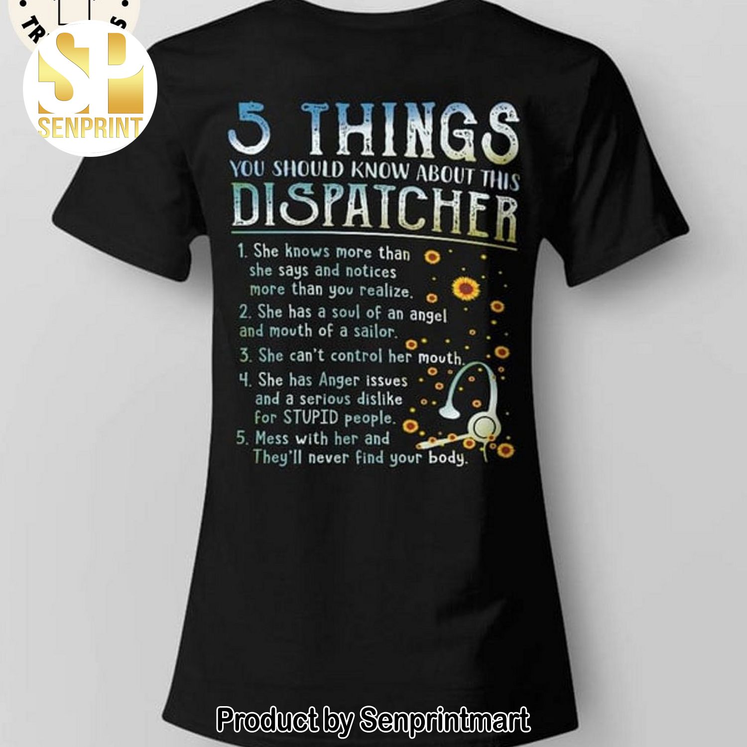 5 Things You Should Know About This Dispatcher Full Printed Shirt