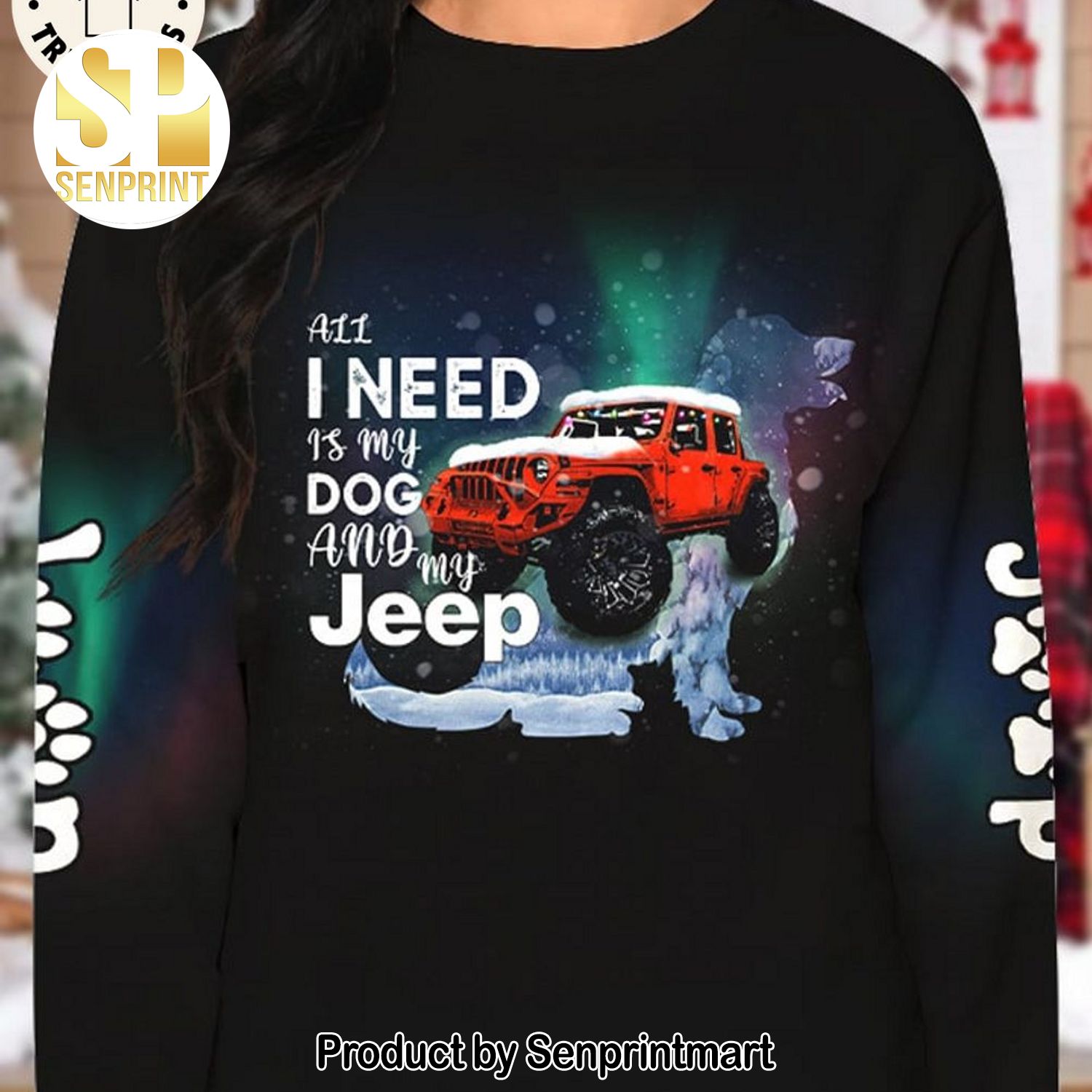A11 I Need Is My Dog And My Jeep Full Print Shirt