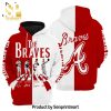 Atlanta Braves 1876 Chop On Logo Design Full Printed Shirt
