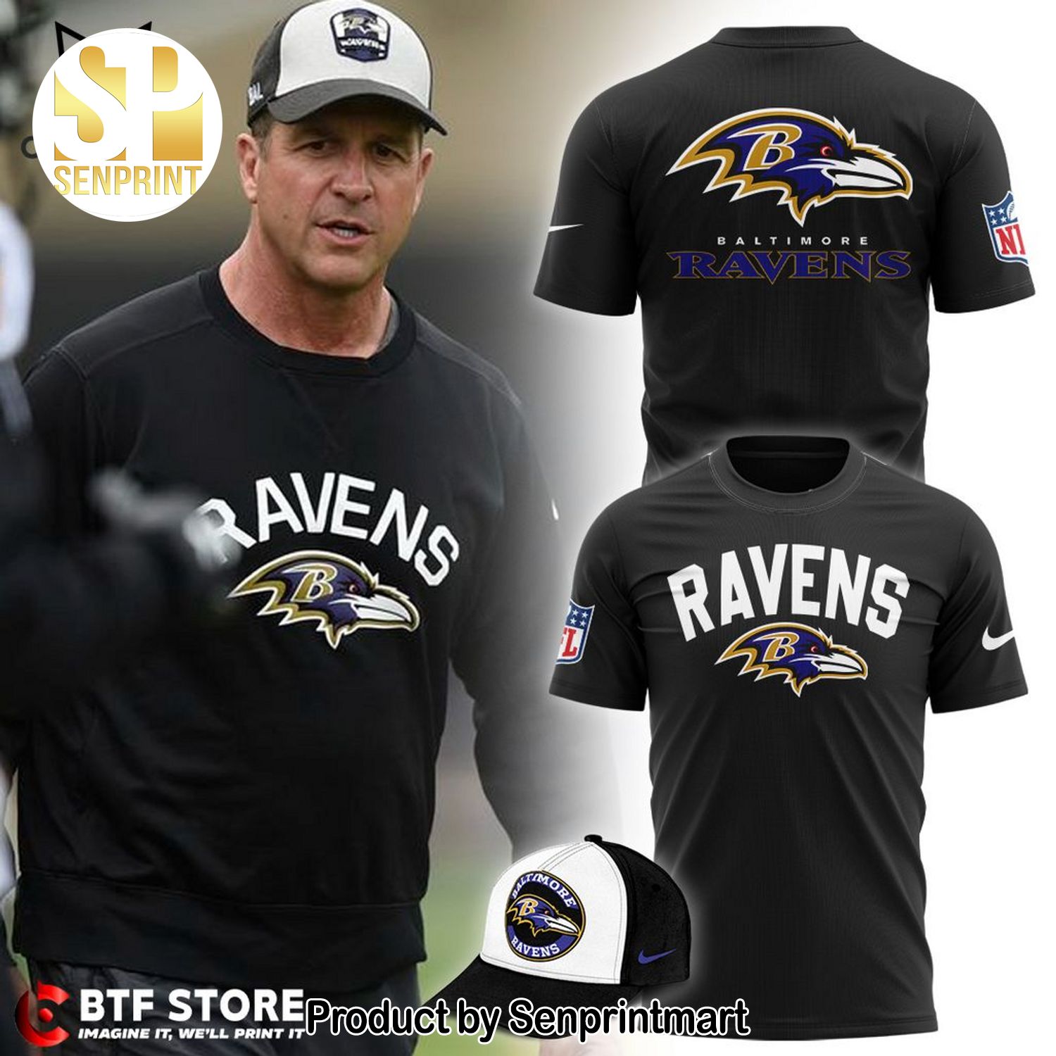 Baltimore Ravens Apparel 3D Full Print Shirt