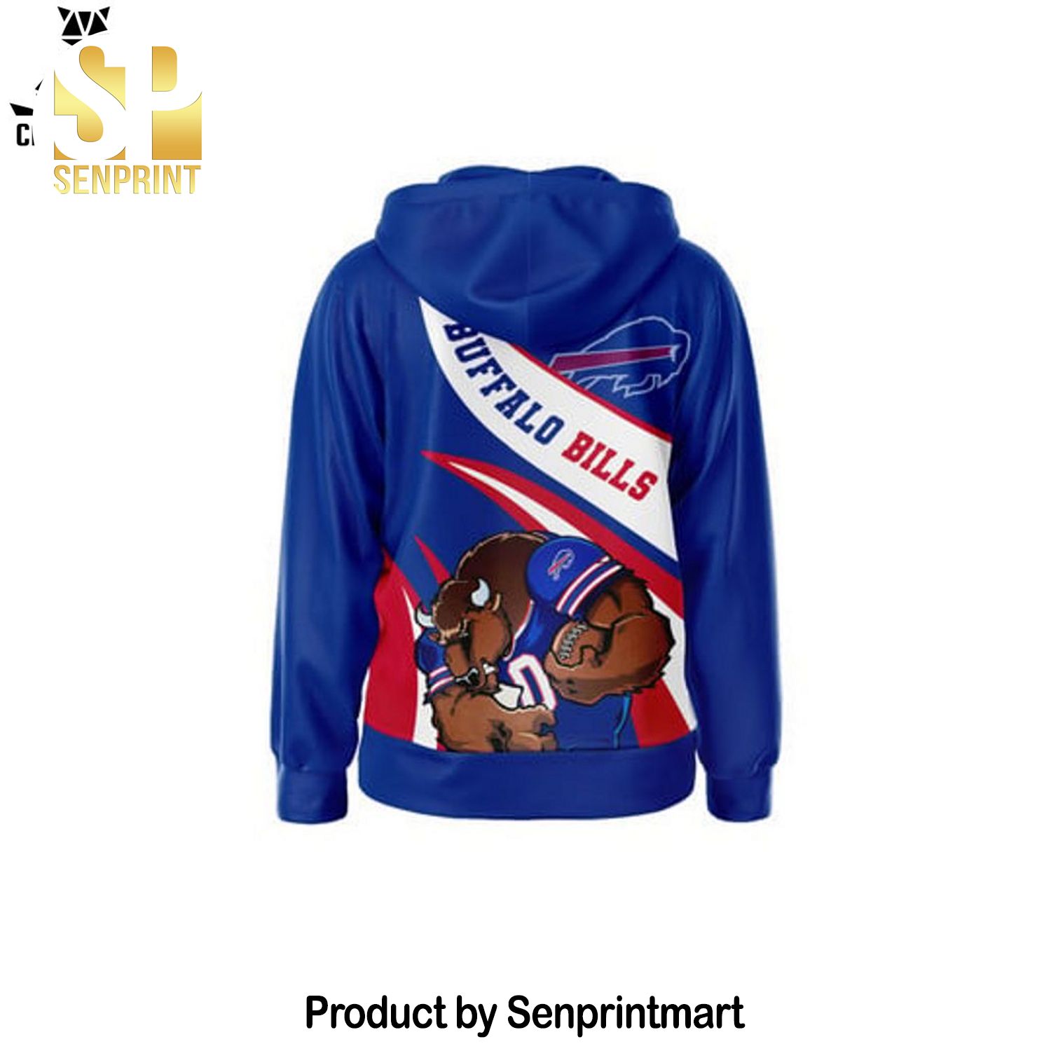 Bills Mafia Buffalo Mascot Design Full Printing Shirt