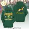 Champions Springboks World Cup 2023 Mascot Green Design All Over Printed Shirt