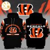 Cincinnati Bengals 1967 Logo Design White Full Print Shirt