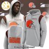 Cleveland Browns Mascot Logo Orange Design Full Printing Shirt