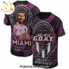 Club International De Futbol Lionel Messi Portrait Black Pink 3D Full Printing Shirt