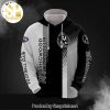 Collingwood Football Club Mascot White Black Mixed Together Design Full Printed Shirt