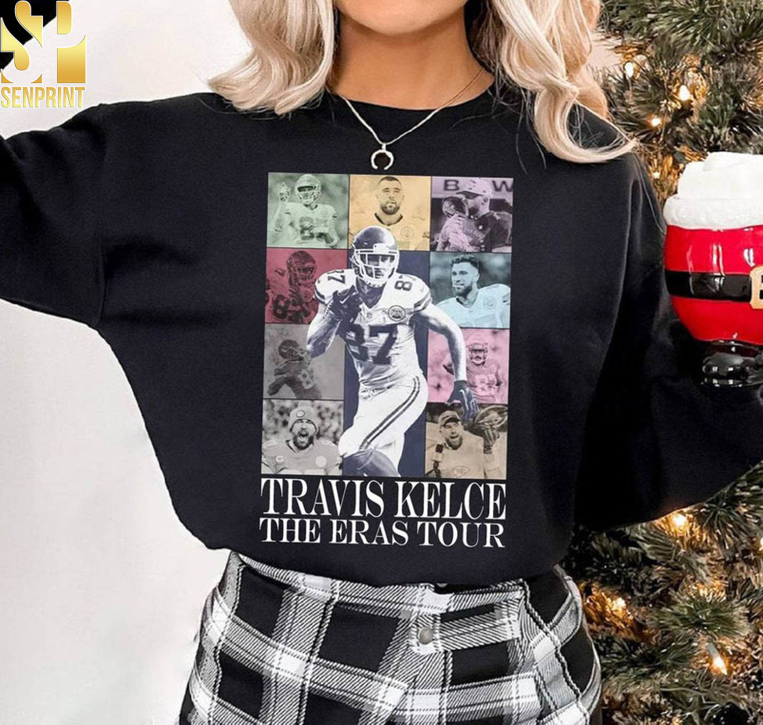 Kansas City Chiefs Travis Kelce and Taylor Swift The Eras Tour Shirt