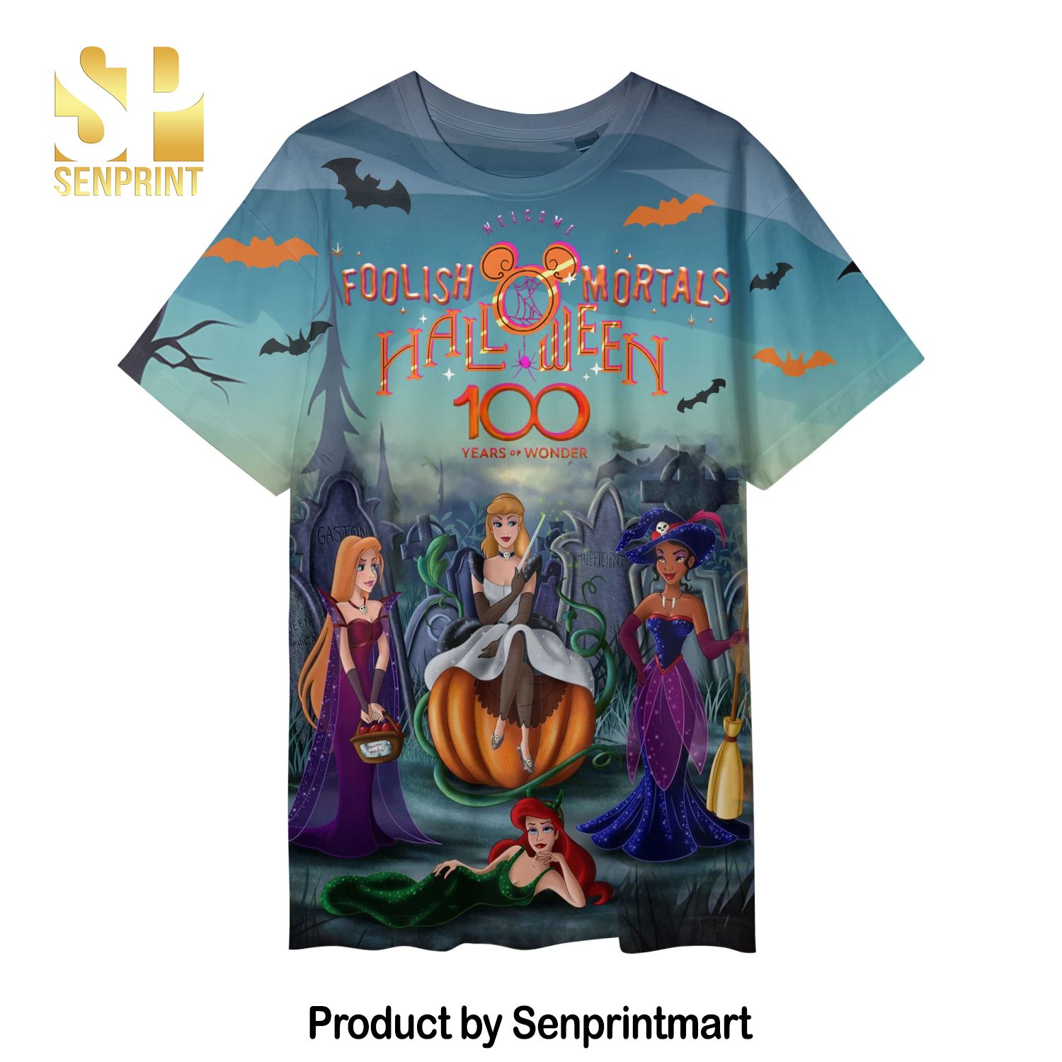 Foolish Mortals Halloween 100 Years Wonder 3D All Over Print Shirt