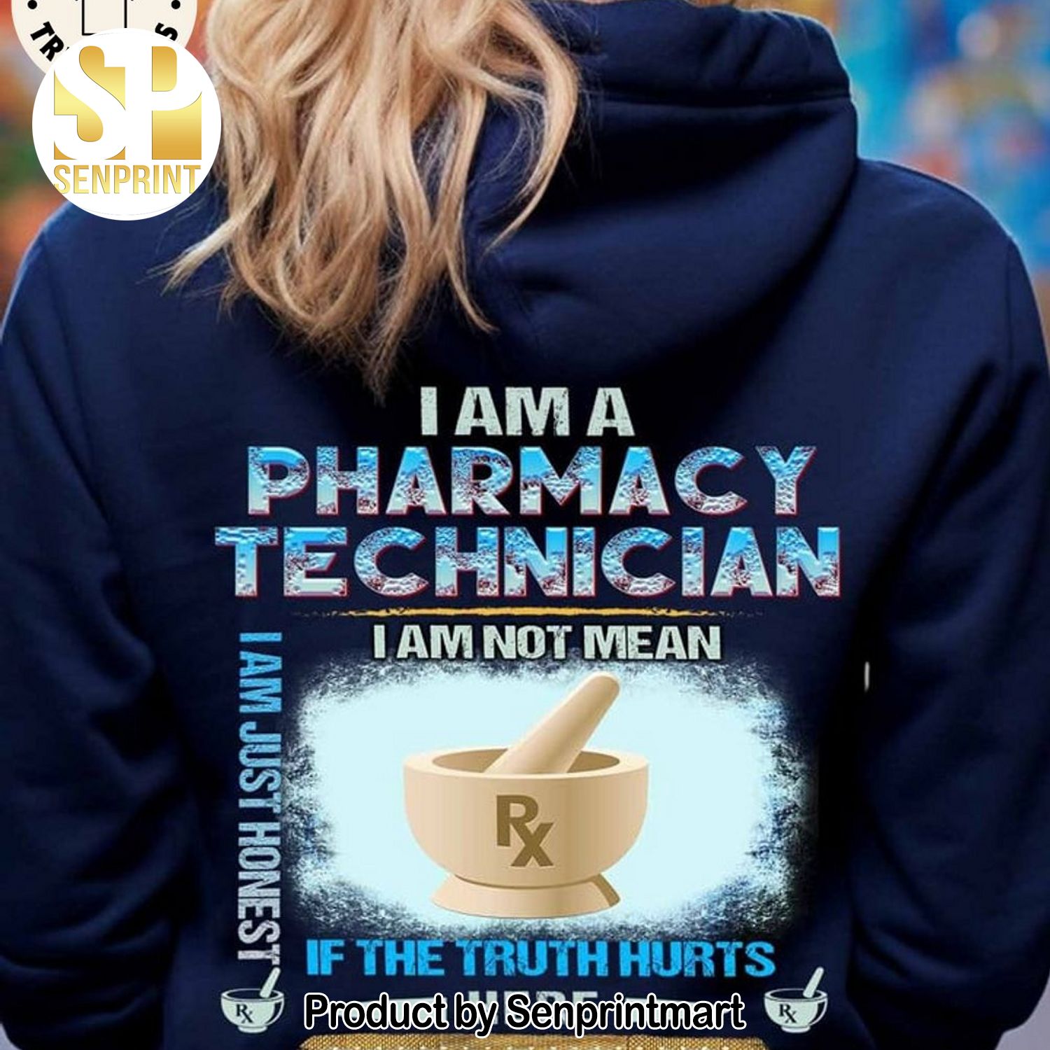 I am a Pharmacy Technician I Am Not Mean If The Truth Hurts Here Take A Band Aid Full Print Shirt