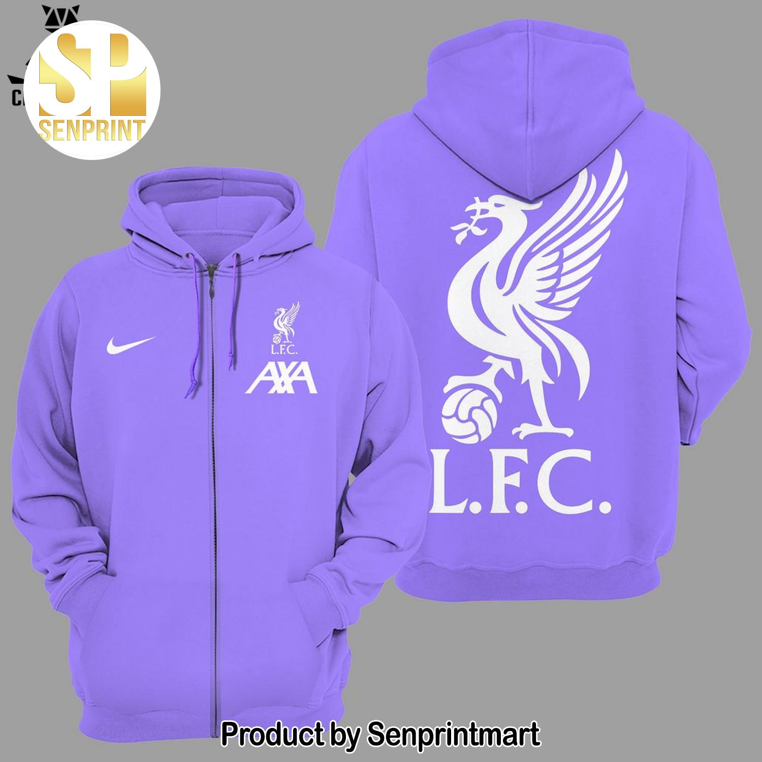 LFC Logo Mascot Purple Design Full Printing Shirt
