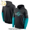 Miami Dolphins Color Dolphins On Shirt Hat Design Full Print Shirt