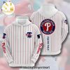 MLB Philadelphia Phillies Baseball Logo Design Red Full Printing Shirt