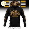 NHL Boston Bruins 100 Centennial 1924 – 2024 Black 3D All Over Printed Shirt