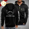 Personalized AMG Mercedes Logo Design On Sleeves All Over Print Shirt