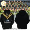 Personalized Australian Kangaroos Pacific Rugby League Championships Green Design Full Printing Shirt