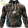 Personalized Philadelphia Eagles Special Camo For Veterans Day Mascot Design Full Printed Shirt