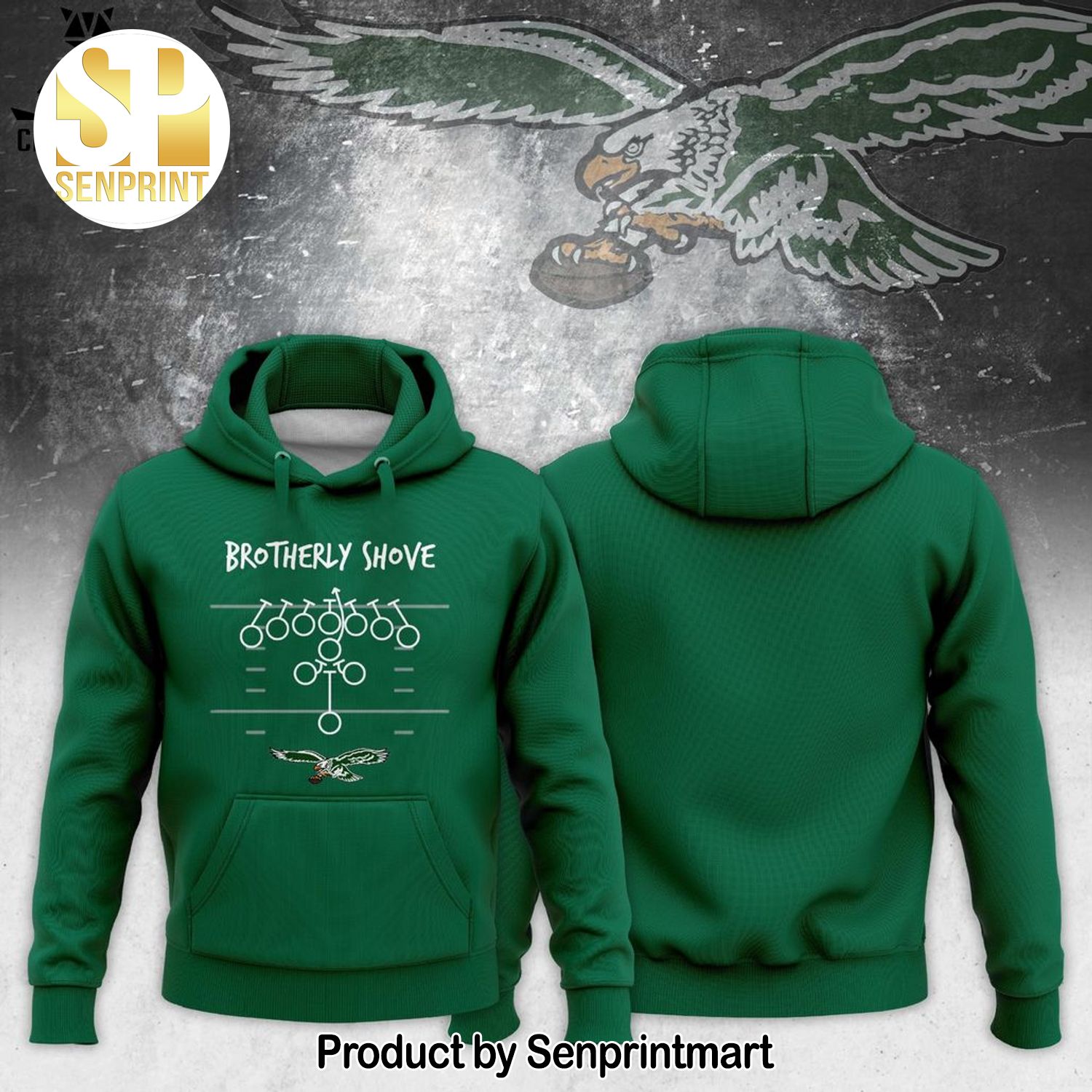 Philadelphia Eagles Brotherly Slove Strategy 3D Shirt