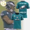 Philadelphia Eagles Football Mascot Lightning Design 3D Shirt