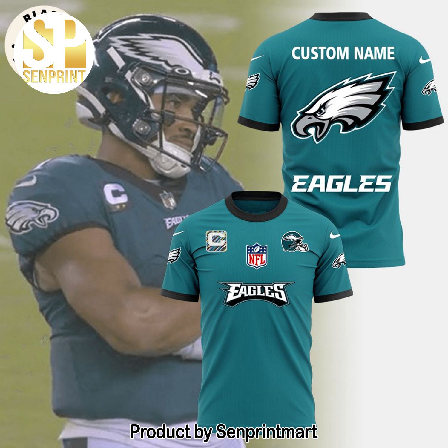 Philadelphia Eagles Football NFL Full Printing 3D Shirt