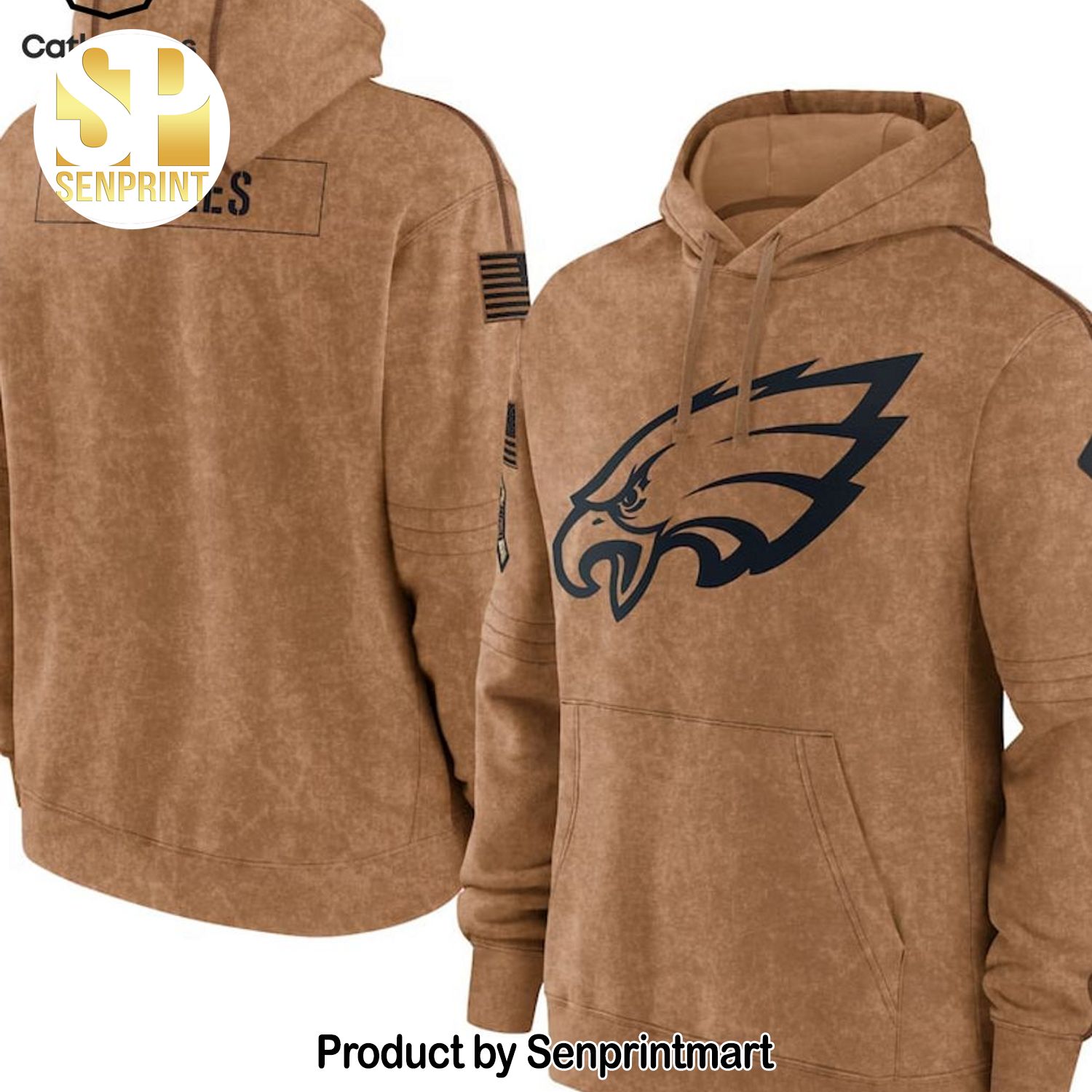 Philadelphia Eagles Pullover Mascot Design 3D Shirt