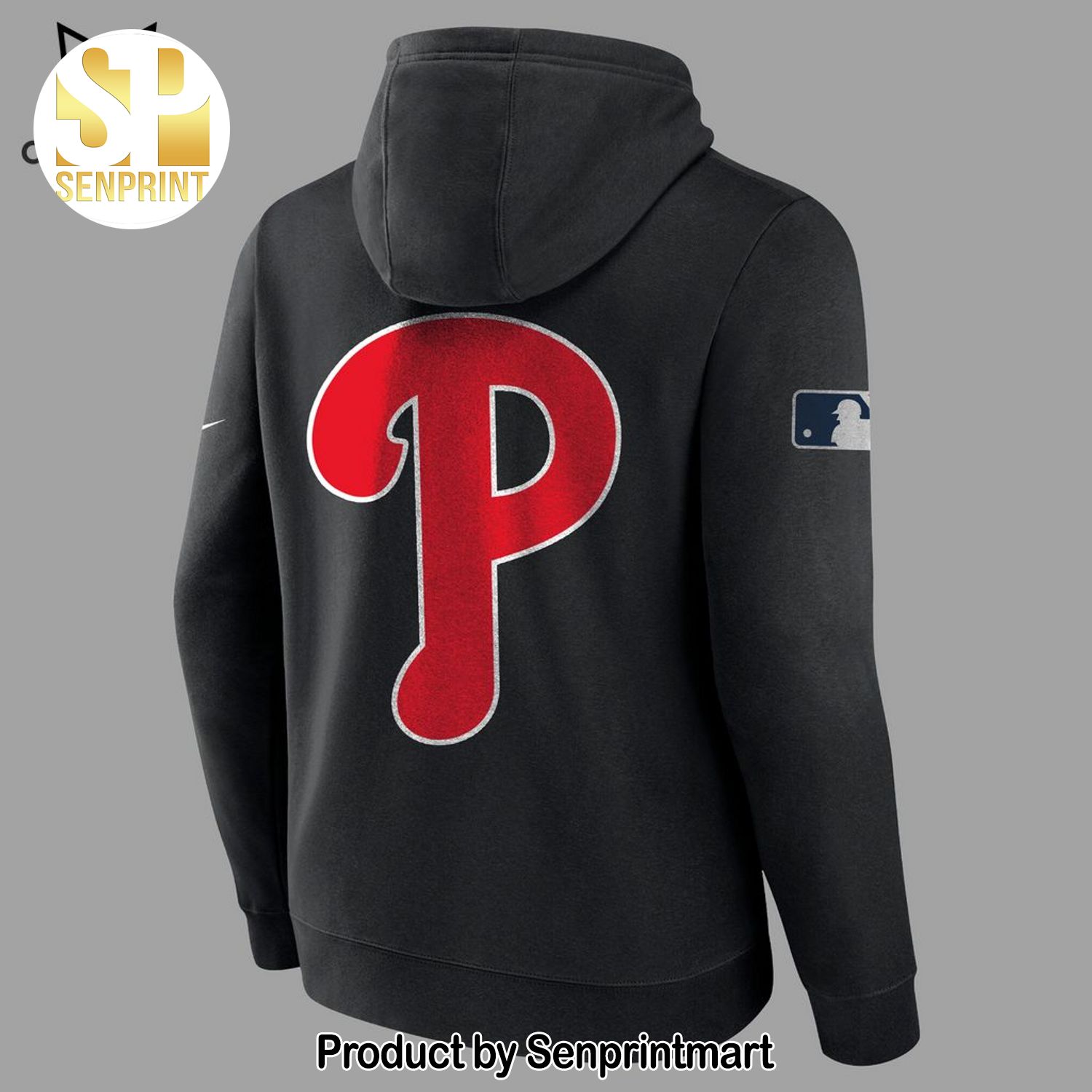 Philadelphia Phillies 2023 NLCS Logo Design On Sleeve 3D Shirt