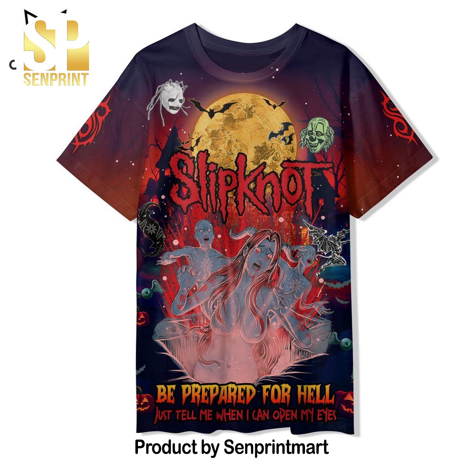 Slipknot Be Prepared For Hell Full Printed 3D Shirt
