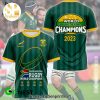 South Africa Champion Springboks Rugby World Cup 2023 Champions South Africa Green Full Printing 3D Shirt