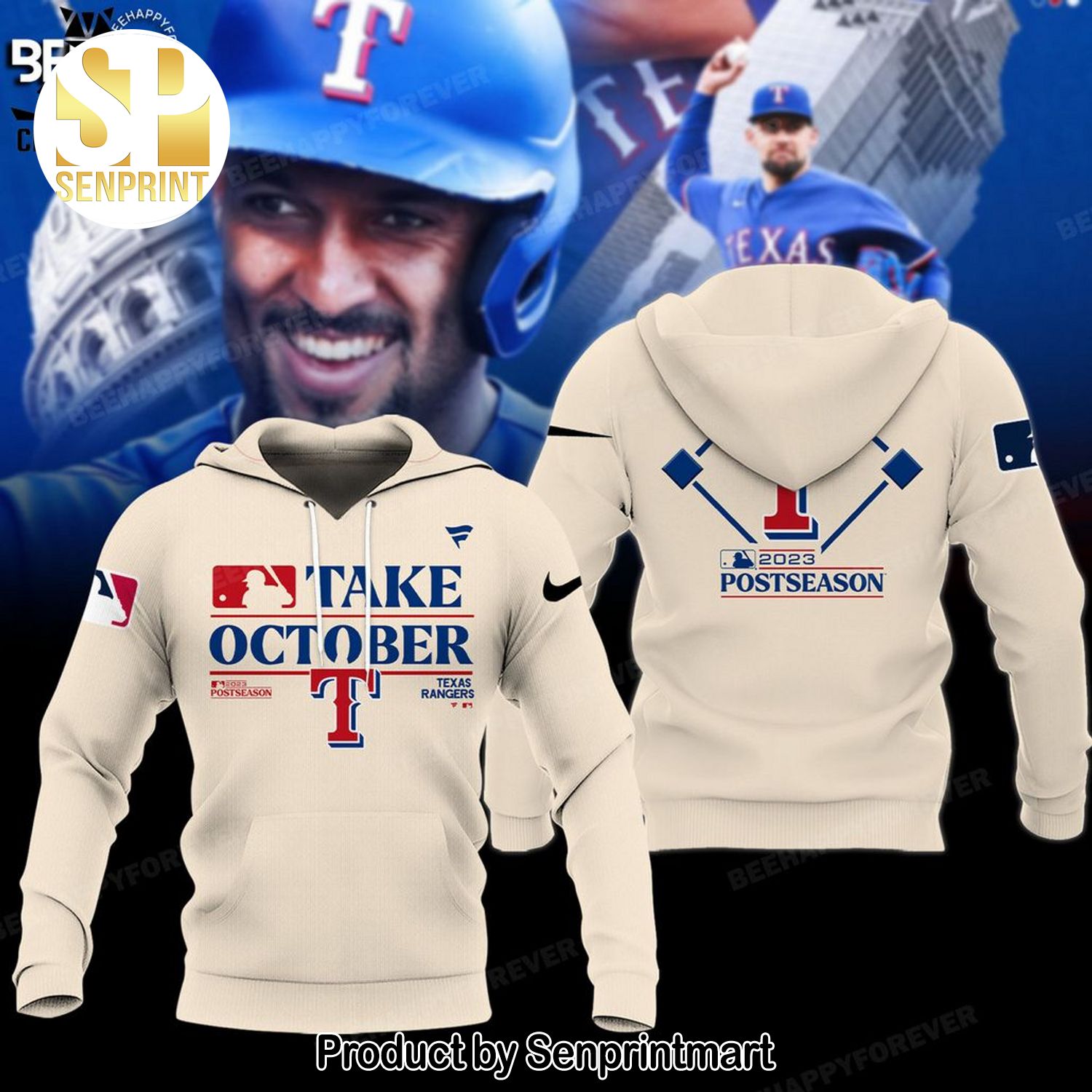 Take October Post Season Texas Rangers 2023 3D Shirt