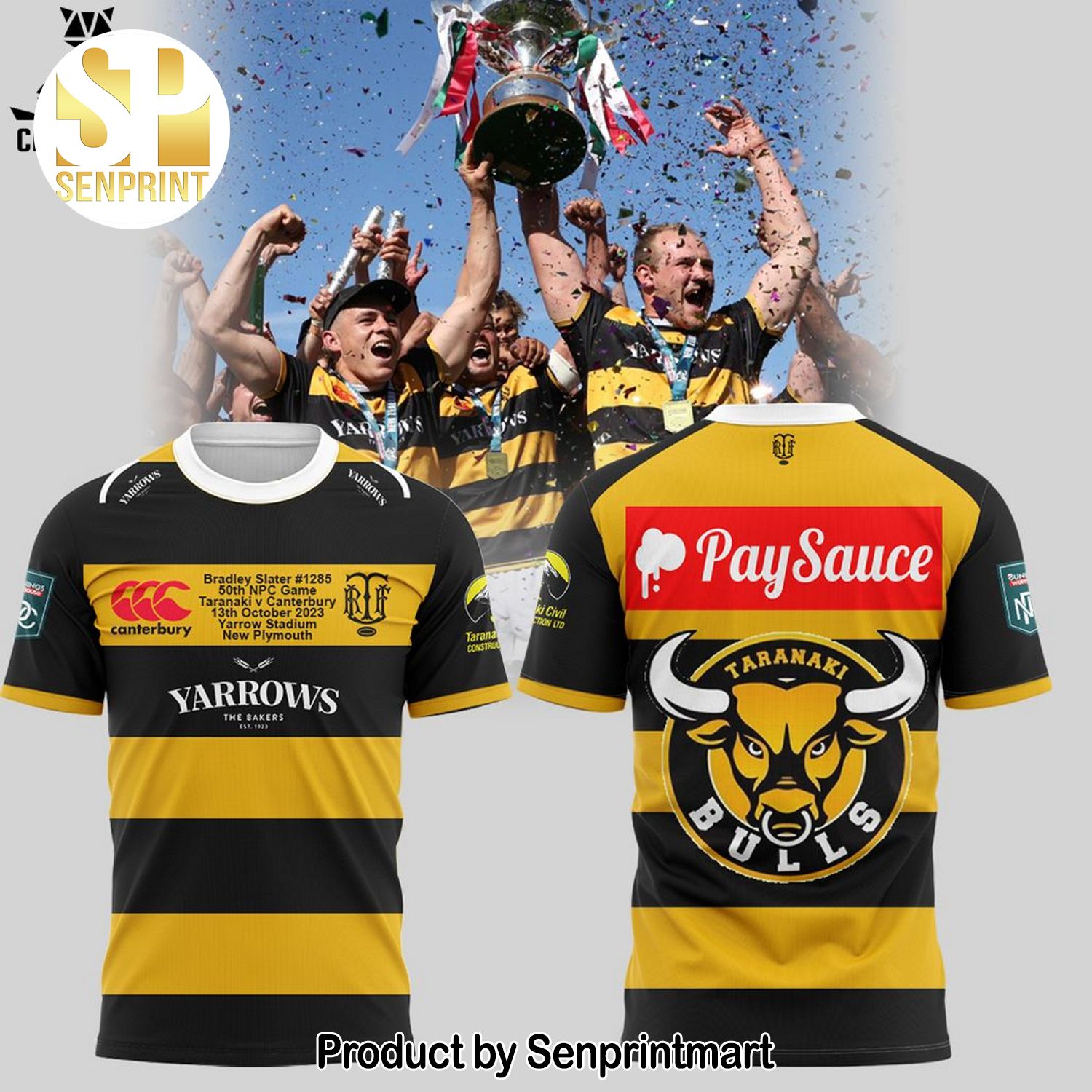 Tanaraki Bulls Rugby Champions Up The All Blacks Mascot 3D Full Printed Shirt