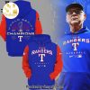 Texas Rangers Baseball Door Logo White Design All Over Print Shirt