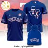 Texas Rangers Blue 3D All Over Printed Shirt