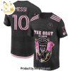 The Goat Is Here MLS Logo Black 3D Full Print Shirt