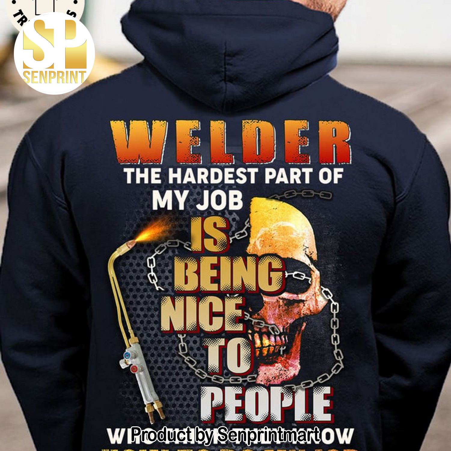 Welder The Hardest Part Of My Job Is Being Nice To People Who Think They Know How To Do My Job Full Printed Shirt