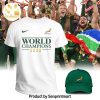 World Champions Springboks White 3D All Over Print Shirt