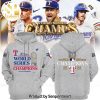 World Series Champions Texas Rangers MLB Black Design Full Printing Shirt
