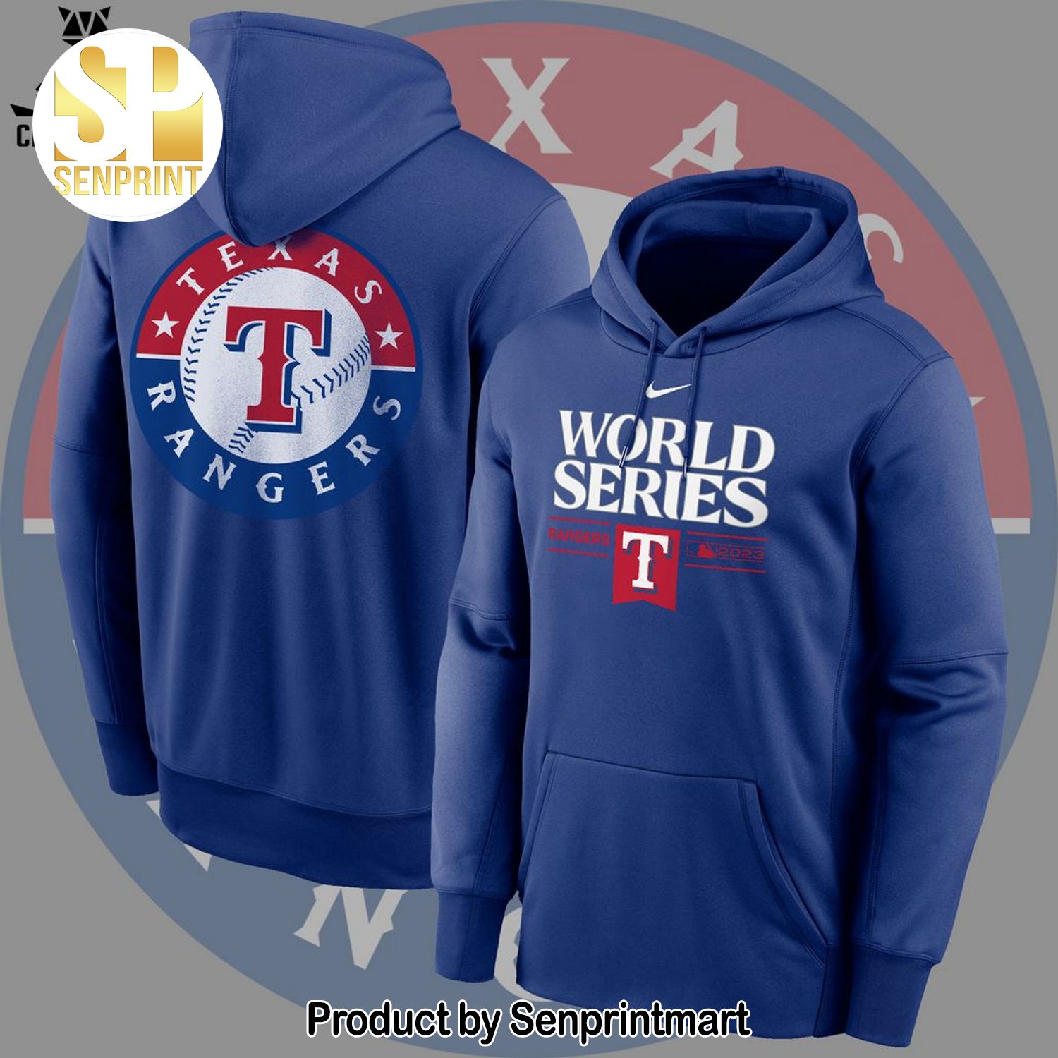 World Series Rangers 2023 Blue Design All Over Print Shirt